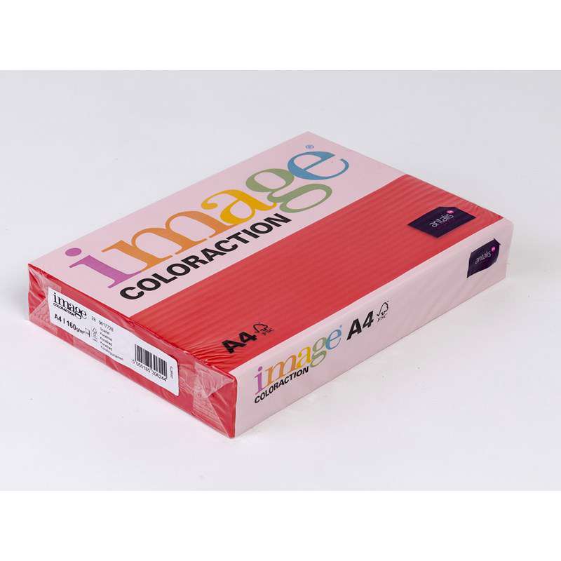 Kopipapir Image Coloraction A4 160g koral rød CO44 250ark/pk