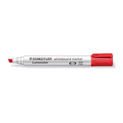 Whiteboard marker Staedtler Lumocolor 351B-2 2-5mm skrå rød