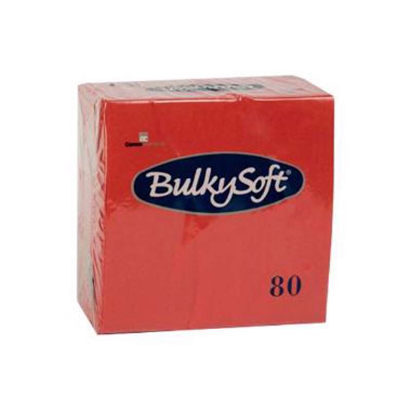 Serviet 3 lags 33x33 cm pk/250 stk rød