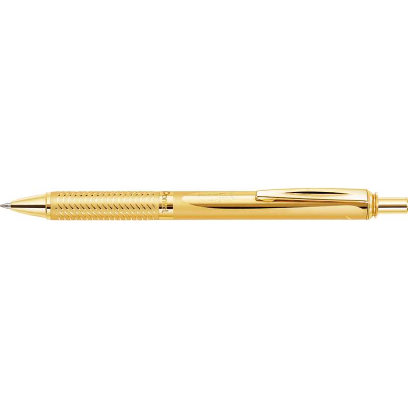 Rollerpen Pentel EnerGel BL407X-A gold m/trykmekanisme