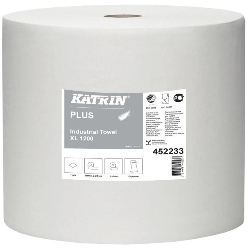 Industrirulle Katrin Plus XL 1200 1-lags Nyfiber