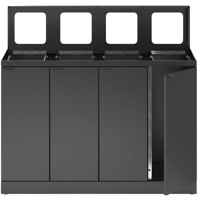 Affaldssystem affaldssortering Bica 878 4x45L grå