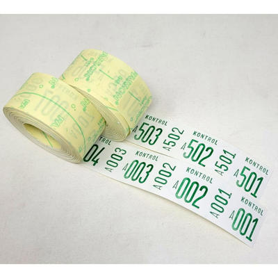 Pakkekontrol 2-delt selvkl. grøn