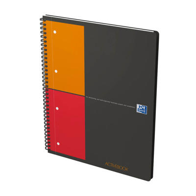 Activebook Oxford int. A4+ kvadreret 80 blade
