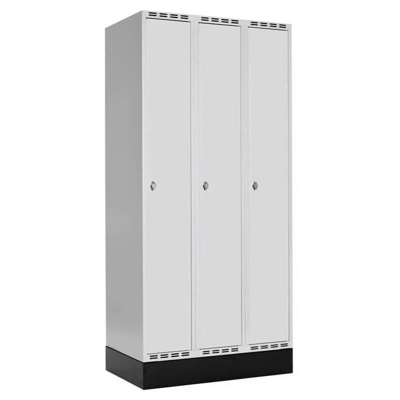 Garderobeskab Sono 3x300mm 1752x550x900mm 2 rum