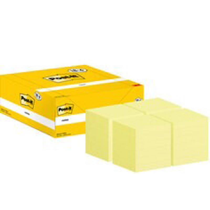 Post-it notes 653 38x51mm Canary Yellow pk./24