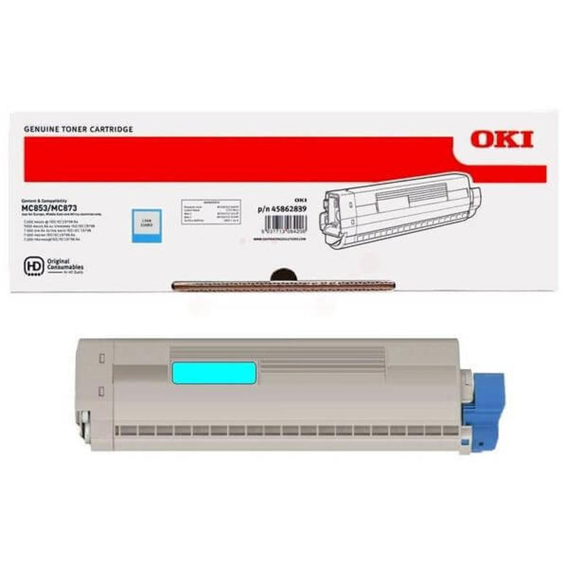 Laserpatron OKI MC853/MC873 cyan 7,3K