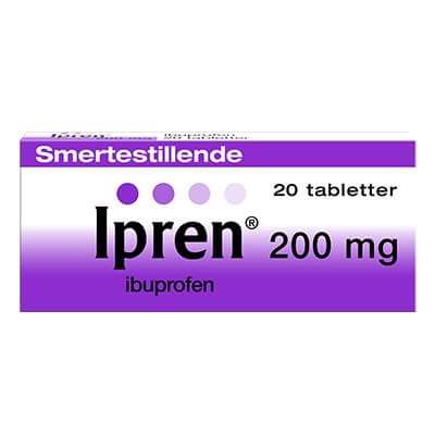 Håndkøbsmedicin Ipren tabl. 200mg /20 stk.