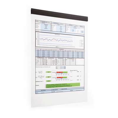 Skinne DURAFIX RAIL 210mm magnetisk selvklæb. 5stk/pk sort