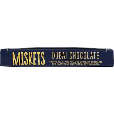 Chokolade Miskets Dubai mørk 100g
