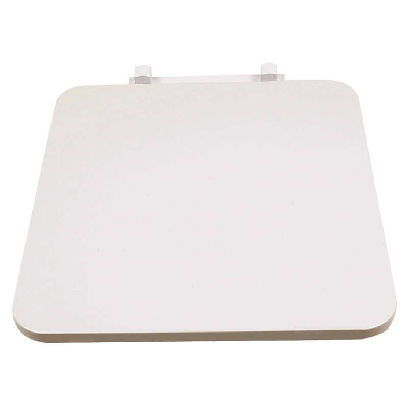 Låg lys grå t/2-hjulet affaldsstativ