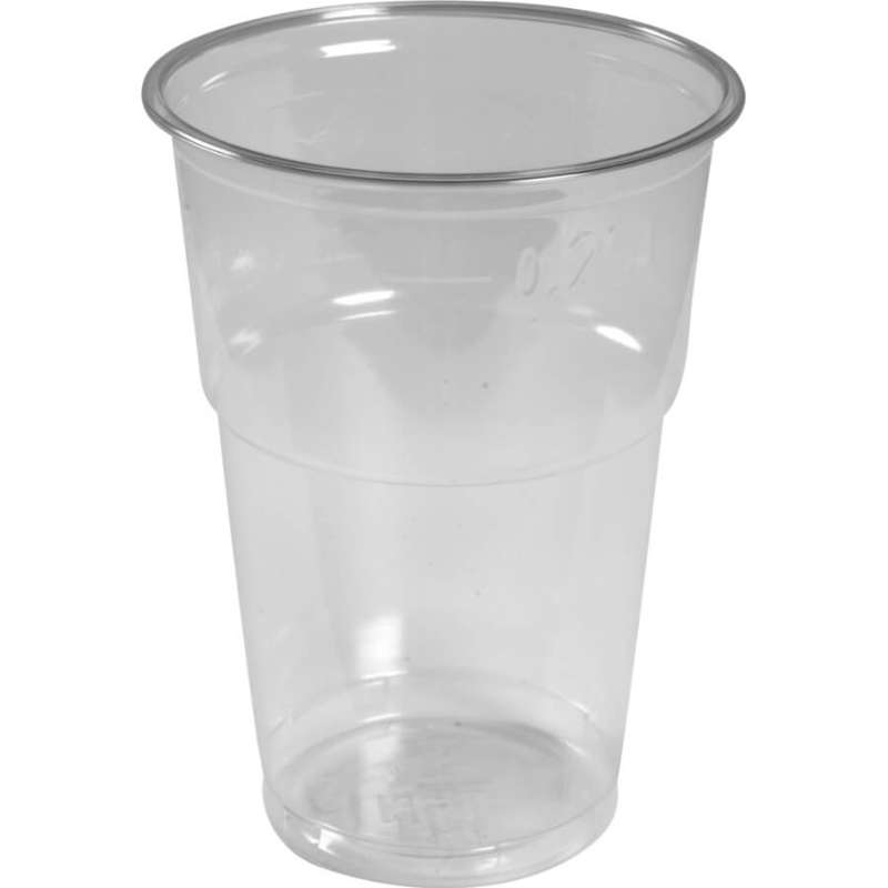Engangsglas Gastro 11,7cm, Ø7,82cm 25 cl klar pk./50