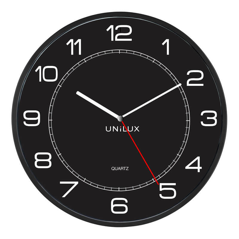 Vægur Unilux Mega sort Ø57,5