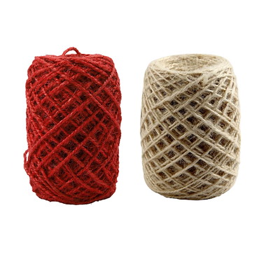 Bindegarn Creas Naturhamp 1-2 mm 150m