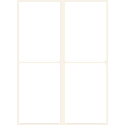 Etiket Avery hvid 80x54mm 3330 112stk/pak