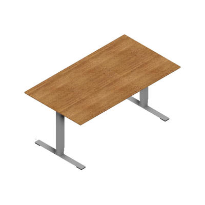 Hæve-sænke bord Dencon 12874 1600x900 alu stel valnød pl