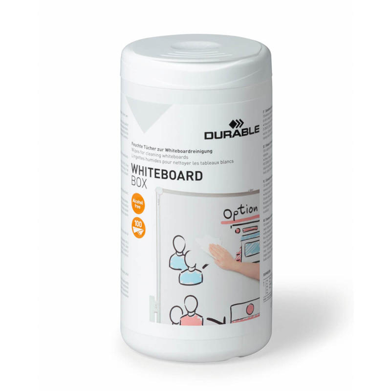 Renseservietter Durable t/whiteboard pk./100