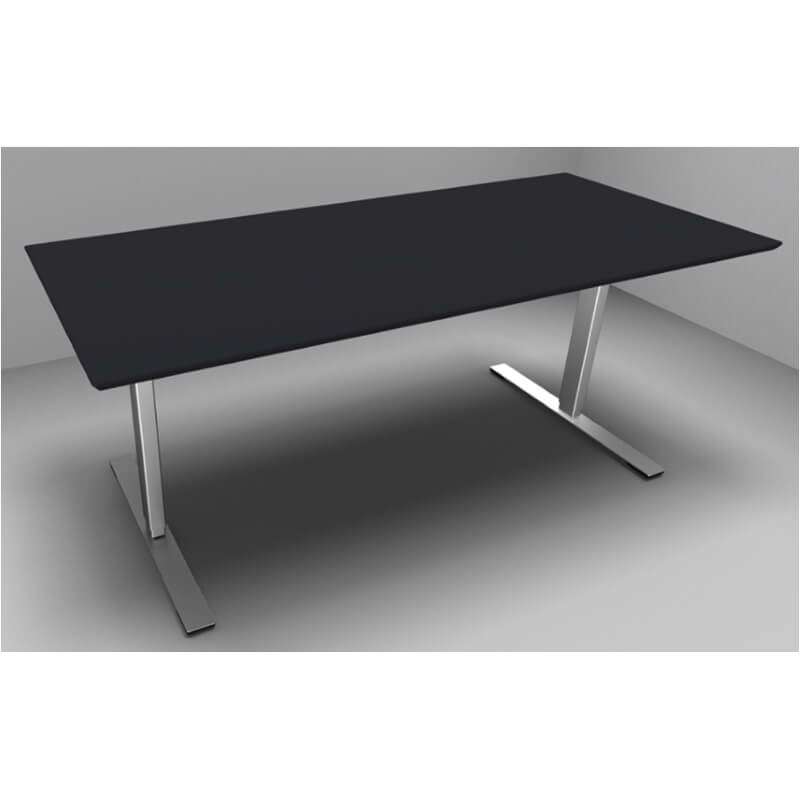 Hæve/sænke bord Dencon 03502/0395 180x80 antracit/alu