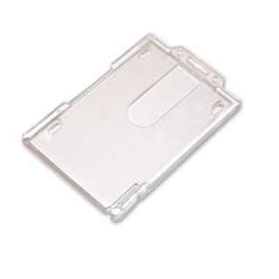 Kortholder plast t/ID, lodret klar