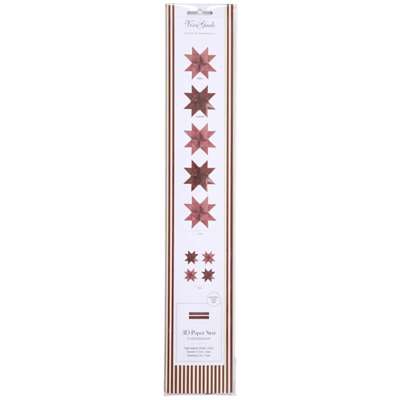 Stjernestrimler Creas 20775 glitter lak rød