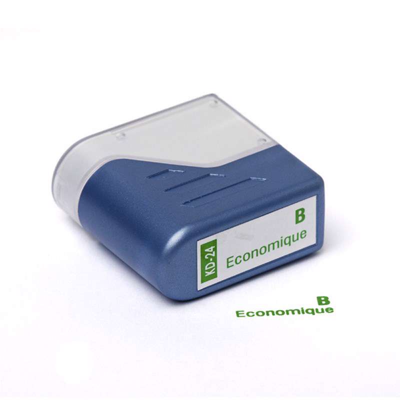 Stempel Deskmate B Economique, grøn tekst