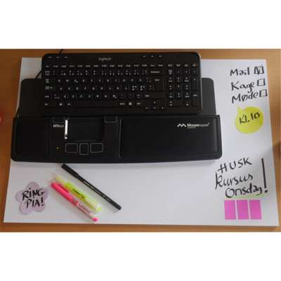 Skriveunderlag papir 40x60 100g m/50 ark, hvid