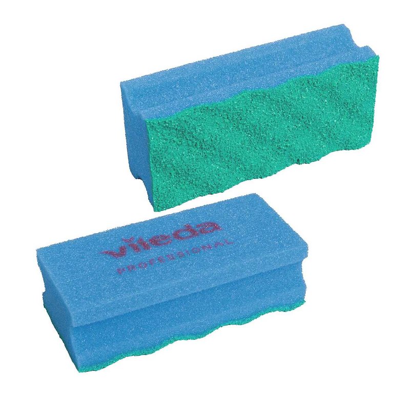 Rengøringssvamp Vileda Puractiv ridsefri blå pk./10