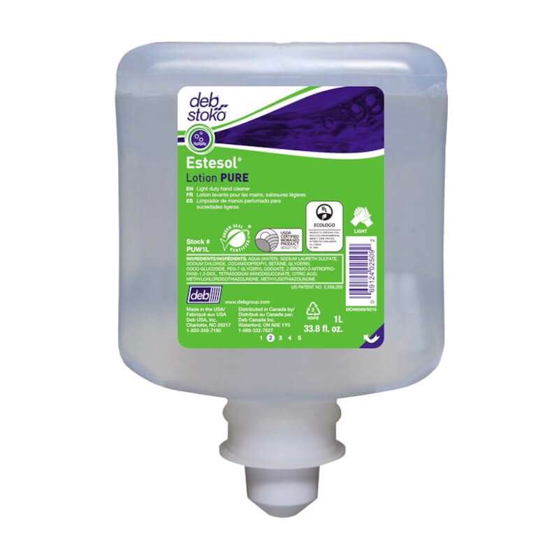 Håndsæbe Deb Estesol cremesæbe, uparf. 1000 ml.