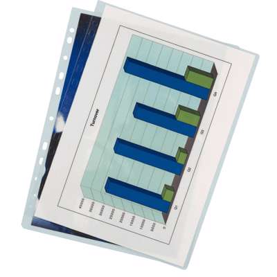 Lamineringslommer A4 80 mic m/hul pk/100