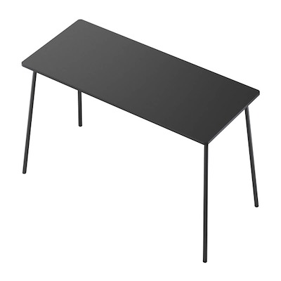 Kantinebord FourReal 90 180x80cm, afr. hj. varmgrå/sort