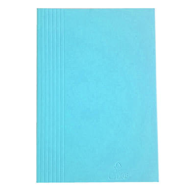 Mappe DKF nr. 103/8 folio 2x8 riller 800943 34cm, blå