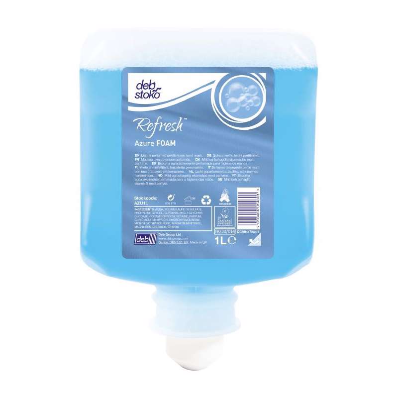 Skumsæbe Deb Azure Foam Wash refill 1L