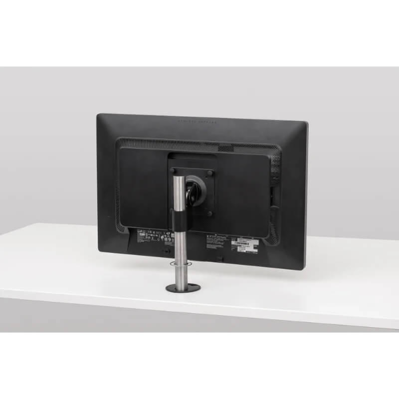 Fladskærmsarm Space Manuel 1-skærm Ø80 sort