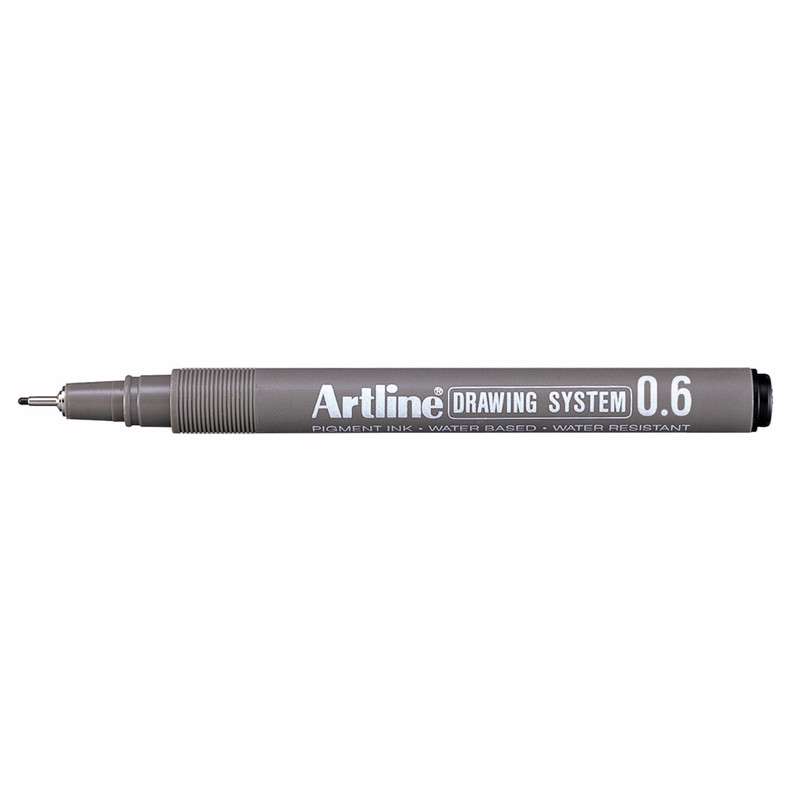 Fineliner Artline EK236 0,6mm sort