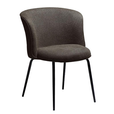 Stol Bliss Major brown boucle stof