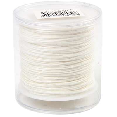 Knyttesnor Creas 1mm 50m hvid