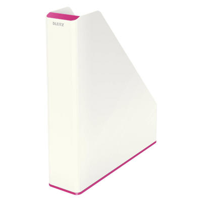 Tidsskriftsamler Leitz WOW tofarvet pink