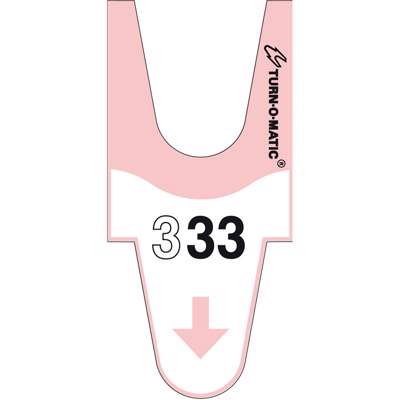 Købilletter METO Turn-O-Matic D900 pink 6x4000 stk/pk