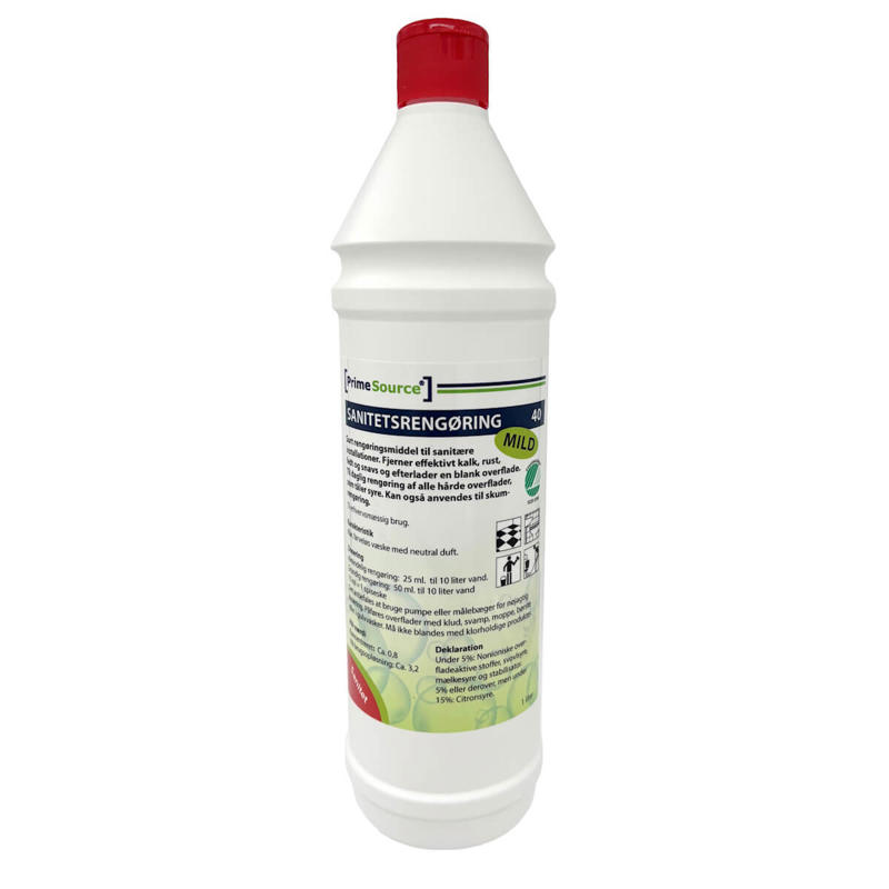 Sanitetsrens PrimeSource sur Mild 40 u/farv.parf 1l