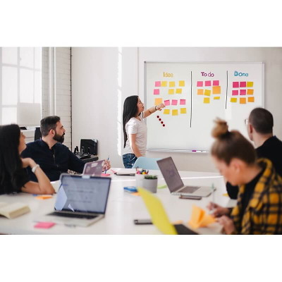 Whiteboard tavle Vanerum 1200x1000mm LiteCore plast