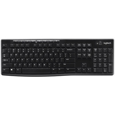 Tastatur K270 Logitech trådløs sort Nordisk
