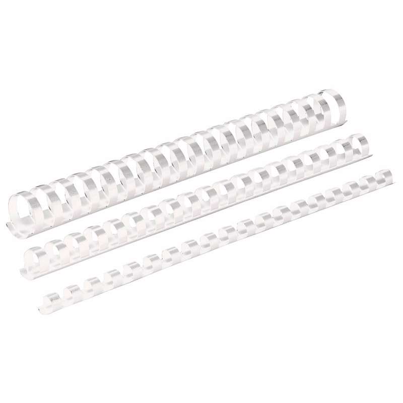 Spiralrygge Fellowes 14mm hvid A4 100stk/pak