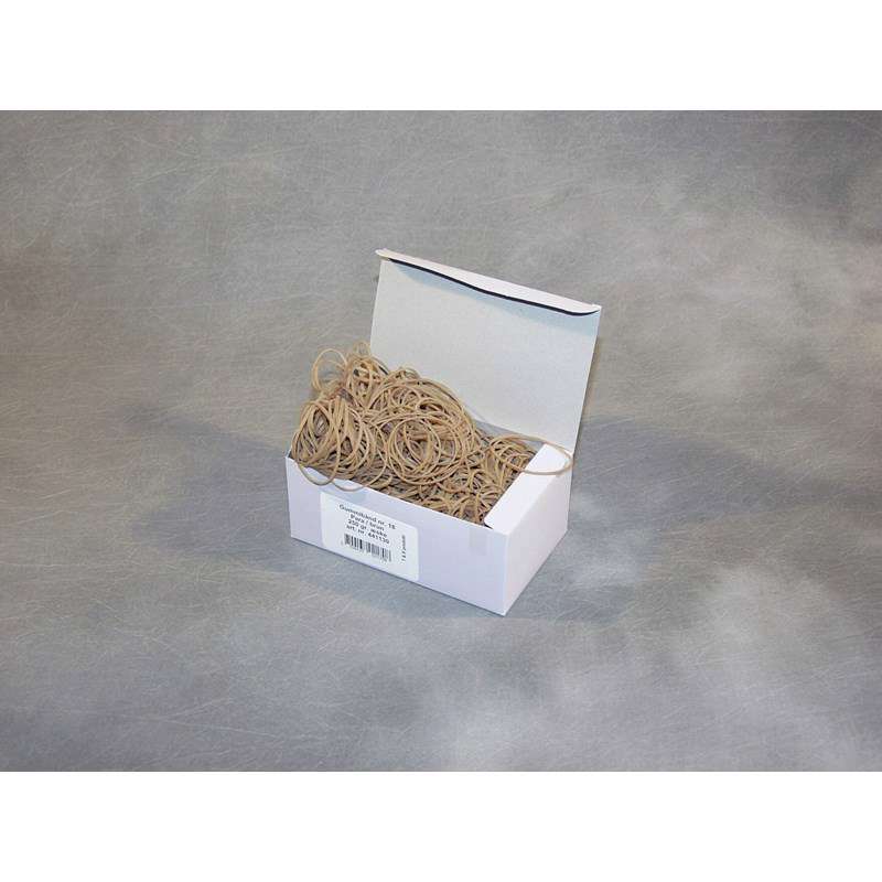 Gummibånd nr 20 brun 1,7x100mm 250g/pk