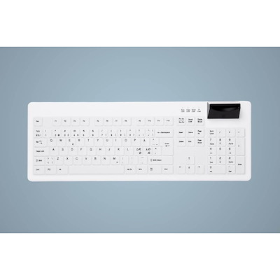 Tastatur Active AK-C8200 Hygiejnisk hvid Nordisk