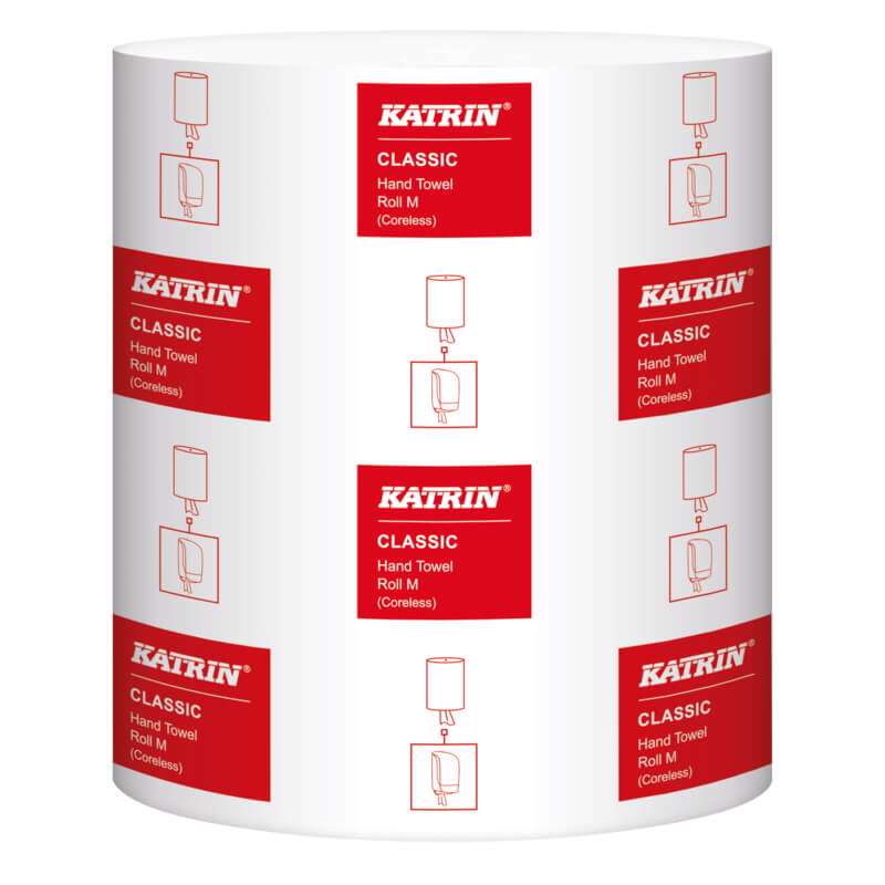 Håndklæderulle Katrin Classic Midi 1-lag 205 mmx320 m