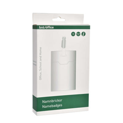 Navneskilte t/ID 100x150mm blød plast stående format