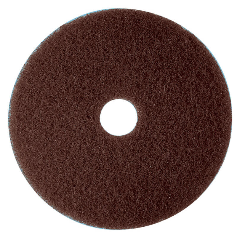 Gulvrondel 4, Scotch-Brite 13" Ø330mmx85mm brun