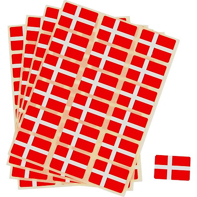 Etiket flag Dannebrog dansk 15x22mm 72 stk/pk
