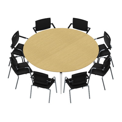 Konferencebord Dencon XL 1901 Ø200 HPL