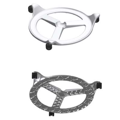 Wheelplate Back App, alu